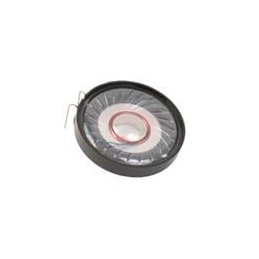 1 pcs : CLF0381MP-1 - Speakers & Transducers speaker, 38 mm round, 9.4 mm deep, PET, ferrite, 250 mW, 8 ?, 380 Hz, PCB mount