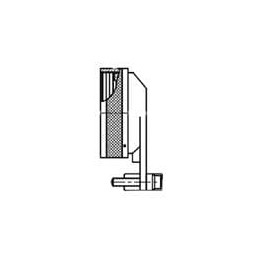 1 pcs : M85049/51S10W - Circular MIL Spec Strain Reliefs & Adapters BACKSHELL SR R/A SL OD CAD SZ 10