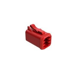 1 pcs : AT06-6S-RED - Automotive Connectors A SERIES-AT-CONNECTORS