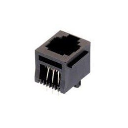 1 pcs : 615006138521 - Modular Connectors / Ethernet Connectors WR-MJ Female Plastic 6P6C Vertical W/Ears