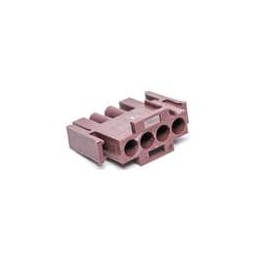 1 pcs : 1-350779-1 - Pin & Socket Connectors 04P UMNL V0 PLUG HSG BROWN