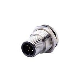 1 pcs : CDM1202-08A-MP-F9-67 - Circular Metric Connectors M12 Male Panel mount, PCB Type, Front Fastened PG9?ACode 8PIN , Screw 