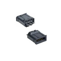 1 pcs : 36210-0100PL - I/O Connectors 10P RECEPTACLE .3uM GLD FLASH TAIL