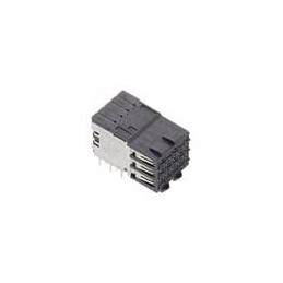 1 pcs : 5120787-1 - High Speed/Modular Connectors 2MM HM RCPT 30P R/A AU