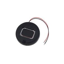1 pcs : CES-2704-088L050A - Speakers & Transducers speaker, 27mm round, 4.9mm deep, mylar, Nd-Fe-B, w/case, .8W, 8?, 850Hz, 50mm