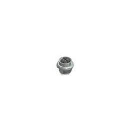 1 pcs : 43-02758 - Circular Metric Connectors M12 Xcode 8P FML THR 9mm Fnt Mnt Shld