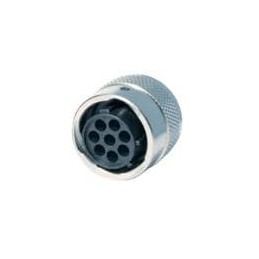 1 pcs : UTG6187PN - Standard Circular Connector 7P Straight Pin Plug Shell Size 18