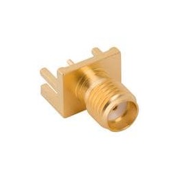 1 pcs : 132255 - RF Connectors / Coaxial Connectors SMA END LAUNCH PCB JACK .062 IN GOLD