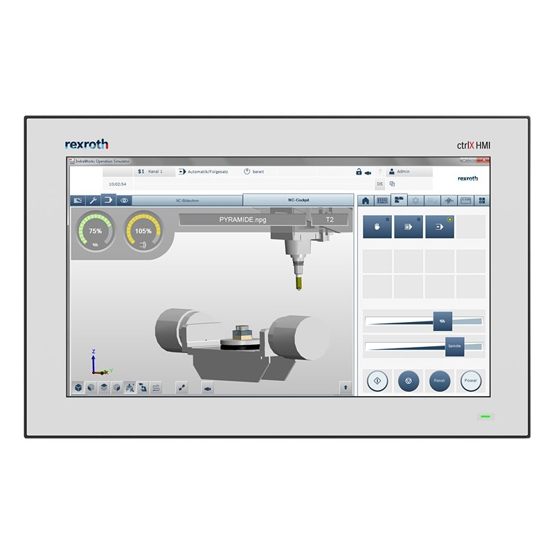 1 pcs - Bosch Rexroth WR2115 Series ctrlX HMI WebPanel - 15 in, Multi-Touch Display, 1366 x 768pixels