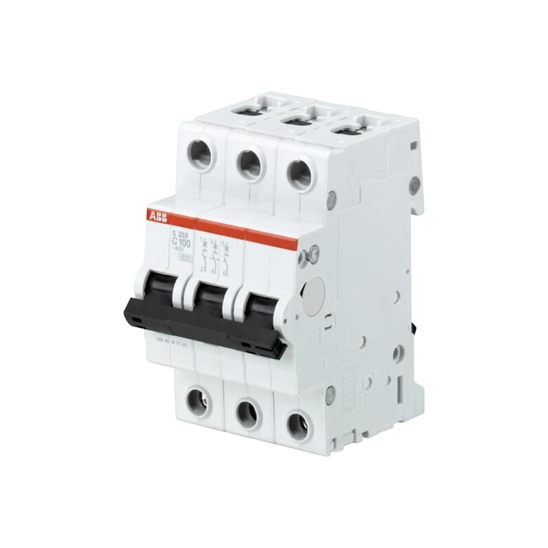 1 Box of 1 - ABB System Pro M Compact S200 MCB, 3P, 80A Curve B