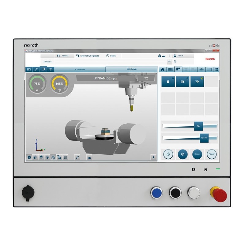 1 pcs - Bosch Rexroth DE0021 Series ctrlX HMI Display - 21.5 in, LED Display, 1920 x 1080pixels