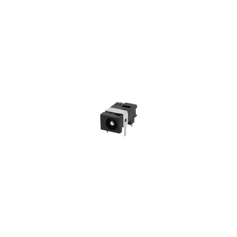 1 pcs : PJ-045 - DC Power Connectors power jack, 1.65 x 4.5 mm, horizontal, through hole, 1 switch, w/ shielding