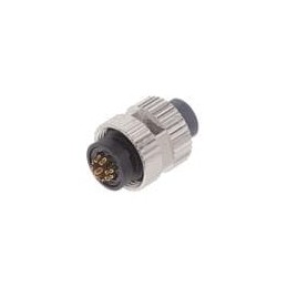 1 pcs : MSAS-12BFFA-SL7001 - Circular Metric Connectors M12 ASSY CONN 12PIN F CONN F PIN
