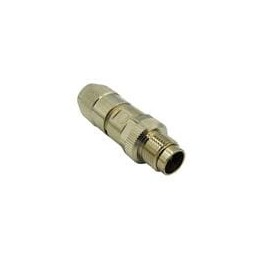 1 pcs : SS-12400-001 - Circular Metric Connectors M12 X-Code Field Terminated Plug