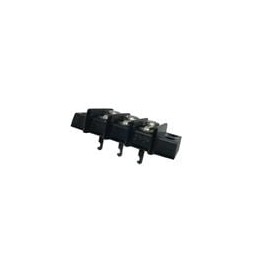 1 pcs : 3-140-Y - Barrier Terminal Blocks 3P BLK TERM BLOCK BARRIER