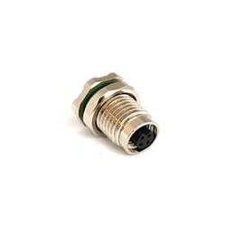 1 pcs : PXMBNI05RPF03APC - Circular Metric Connectors M5 Series Rear Panel Mount Conn