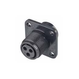 1 pcs : C90-3102R10SL-3S - Circular MIL Spec Connector 3P PANEL SOCKET MIL-C-5015 COMPTBL