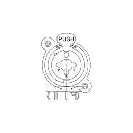 1 pcs : PXCRA - Phone Connectors Combo Jack, RA Horizontal PC Mount