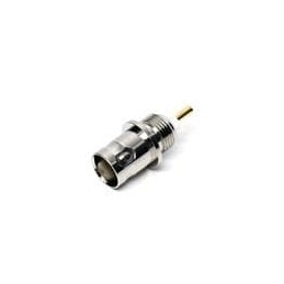 1 pcs : R141563161 - RF Connectors / Coaxial Connectors BNC / BULKHEAD JACK RECEPTACLE FRONT MOUNTING WITH SOLDER POT CONTACT