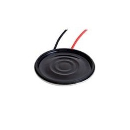 1 pcs : CLS0301MA-L152 - Speakers & Transducers speaker, 30 mm round, 4 mm deep, PET, Nd-Fe-B, 200 mW, 8 ?, 550 Hz, 152 mm wire 
