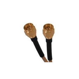 1 pcs : 415-0204-012 - RF Cable Assemblies STR SMA PLG-STR SMA PLG RG174 12in