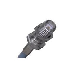 1 pcs : 141-0303-412 - RF Connectors / Coaxial Connectors STR CRIMP BLKHD JACK STAINLESS STEEL