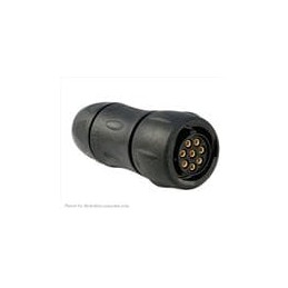 1 pcs : UTS6JC128S - Standard Circular Connector 8P Strt Socket Plug Backshell Size 12