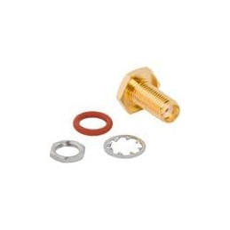 1 pcs : 901-10745 - RF Connectors / Coaxial Connectors SMA Str Solder Jk RG -405 0.86 Bkhd 50 O