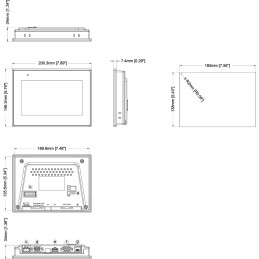 1 pcs - Crouzet em4, Millenium 3 Touch Screen HMI - 7 in, TFT LCD Display, 800 x 480pixels
