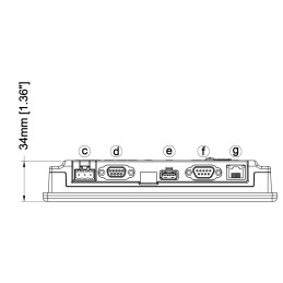 1 pcs - Crouzet em4, Millenium 3 Touch Screen HMI - 7 in, TFT LCD Display, 800 x 480pixels