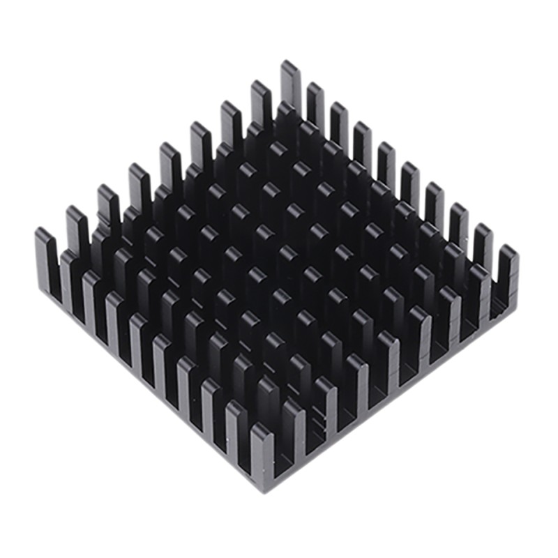 1 pcs - Heatsink, Universal Square Alu, 15.7K/W, 35 x 35 x 10mm, Adhesive Foil, Conductive Foil