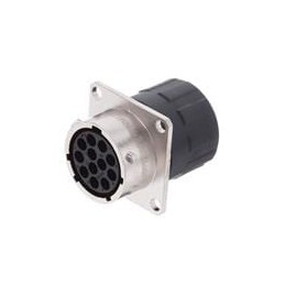1 pcs : RT001412SNHEC03R - Standard Circular Connector Receptacle, Square Flange, 12 Position, Female, Shell Size 14, Silicone S