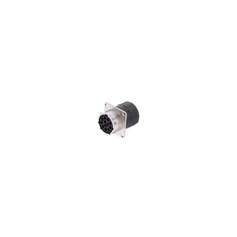 1 pcs : RT001412SNHEC03R - Standard Circular Connector Receptacle, Square Flange, 12 Position, Female, Shell Size 14, Silicone S