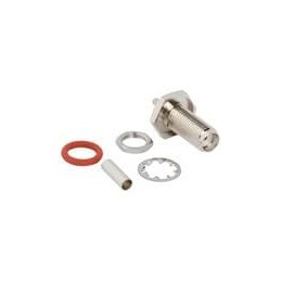 1 pcs : 901-10742 - RF Connectors / Coaxial Connectors SMA Str Cr Jack RG-1 78 Bkhd 50 Ohm IP67