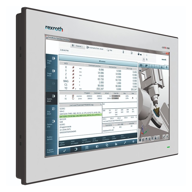 1 pcs - Bosch Rexroth VR3115 Series ctrlX HMI Panel PC - 15.6 in, TFT Display, 1366 x 768pixels