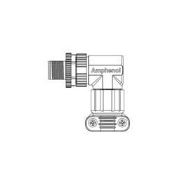 1 pcs : HMC-05BMMB-SR7001 - Standard Circular Connector PANEL SCREW 2PIN M CONN M PIN