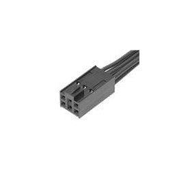 1 pcs : 219658-1063 - Rectangular Cable Assemblies Female-Female (OTS) Cbl Assy Dual Row 300mm Tin Plating 6 Ckt Blk