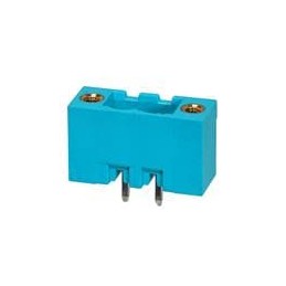 1 pcs : TBP01R2W-508-02BE - Pluggable Terminal Blocks Terminal block, pluggable, w screw lock, 5.08, receptical, 2 pole, blue