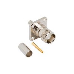 1 pcs : 122374 - RF Connectors / Coaxial Connectors TNC PANEL CRIMP JACK RG223 142