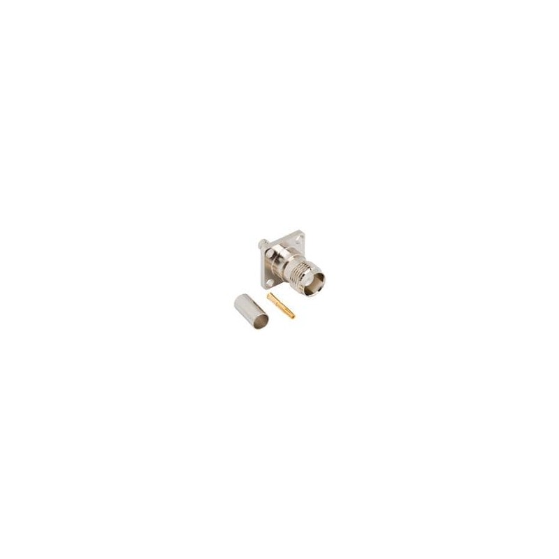 1 pcs : 122374 - RF Connectors / Coaxial Connectors TNC PANEL CRIMP JACK RG223 142