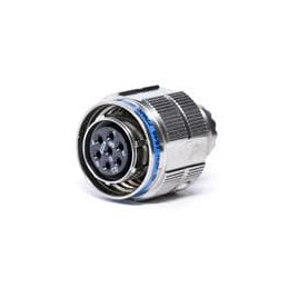 1 pcs : BACC63EEA-05SNH - Circular MIL Spec Connector SJS 522 PLUG INLINE WHT