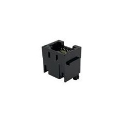 1 pcs : MTJ-88DX1-LH - Modular Connectors / Ethernet Connectors RJ45 MODULAR JACK, DIP, TOP ENTR