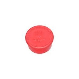 1 pcs : D1A - Standard Circular Connector FLANGED CAP - CONNECTOR:LDPE RED
