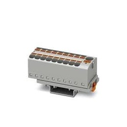 1 pcs : 3273636 - DIN Rail Terminal Blocks PTFIX10/18X4-NS35GY