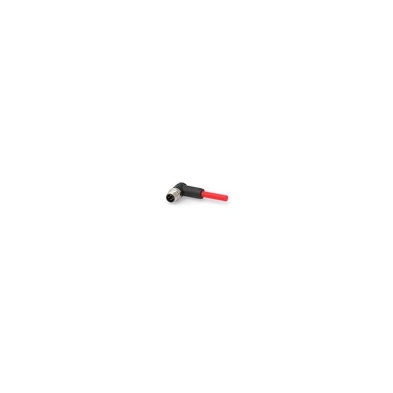 1 pcs : TAD14241311-002 - Ethernet Cables / Networking Cables M12D4-MR-PVC TYPE B RED-1.0M