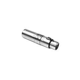 1 pcs : AC3F5MW - XLR Connectors 5 Pole XLR Metal Shell In Line Adapter Male to Male Pre-wired Nickel Finish