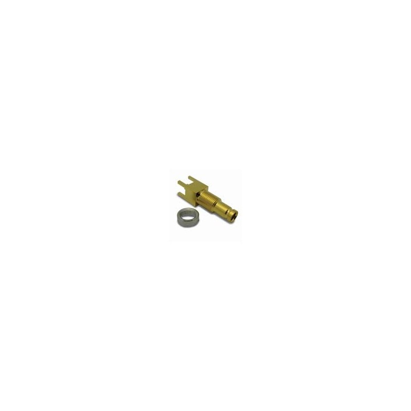1 pcs : 282121-75 - RF Connectors / Coaxial Connectors 1.0/2.3 DIN Rec ST Gold
