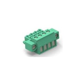 1 pcs : 284511-8 - Pluggable Terminal Blocks 3.81MM RA PLUG 8 POS W/ SCREW FLANGE