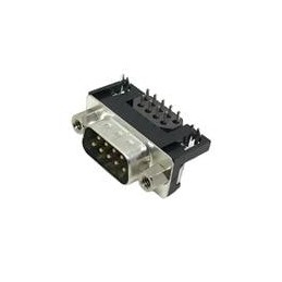 1 pcs : KF22X-E9P-NJ - D-Sub Standard Connectors .318 9P PLUG R/A BRD LOCK J/S