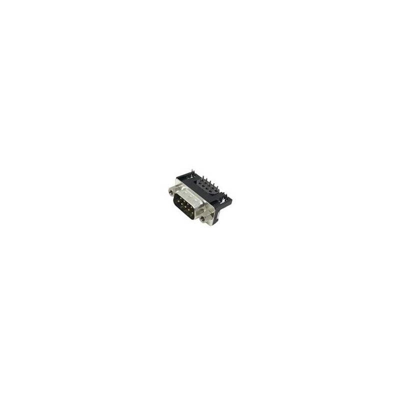 1 pcs : KF22X-E9P-NJ - D-Sub Standard Connectors .318 9P PLUG R/A BRD LOCK J/S